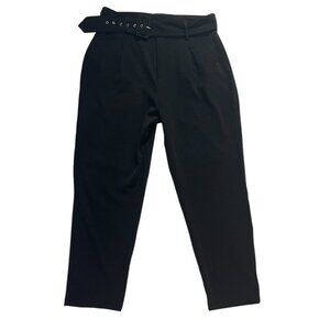 Jason Wu. Black dress pants with a belt at the waist. Size 12. New with tags.